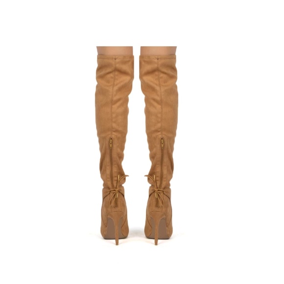 Camel Stretch Over the Knee Boots - Picture 2 of 4